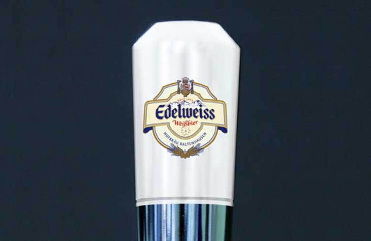 Pad Printing Eidelweiss Tap Handles