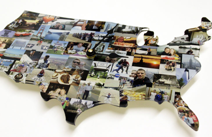 USA Digitally Printed Clock